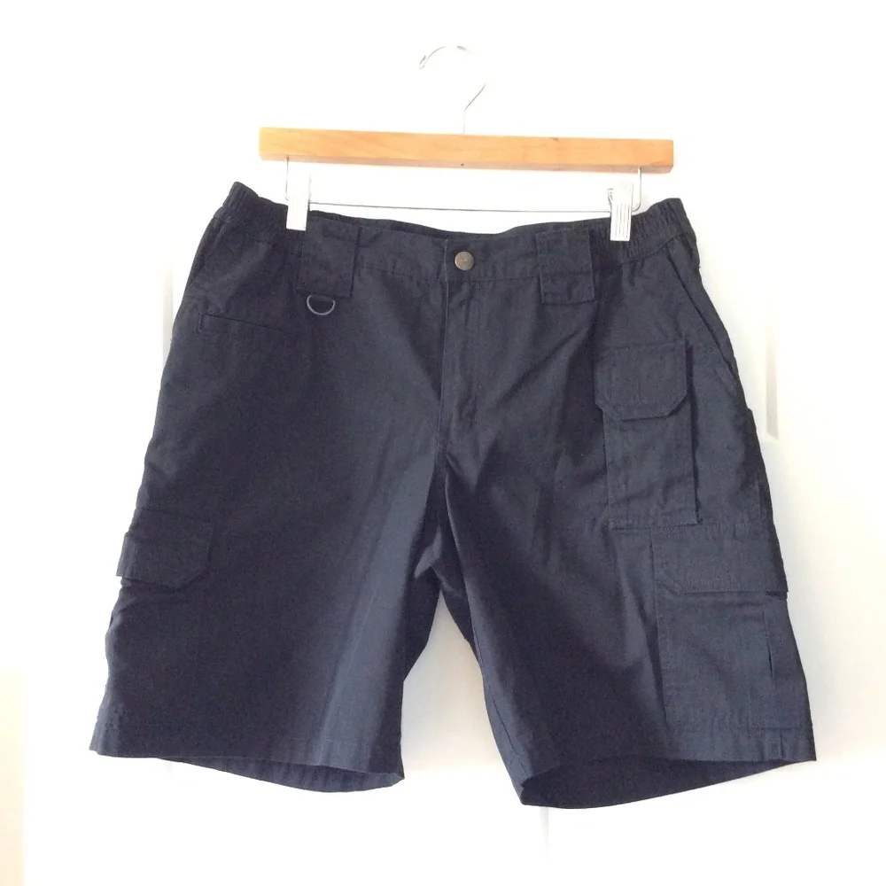 5.11 Tactical Taclite Pro 9in Ripstop Shorts -Womens US 12 - BLACK - Picture 1 of 2